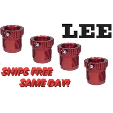 Lee Precision Spline Drive Breech Lock Bushings, RED - 4 PACK!! NEW! # 90063