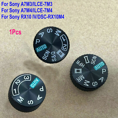 Camera Top Cover Mode Function Dial Wheel Knob for Sony A7M3 A7M4 RX10 IV RX10M4