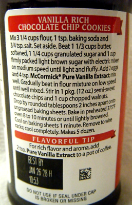 McCormick All Natural Pure Madagascar Vanilla Extract 8 FL OZ