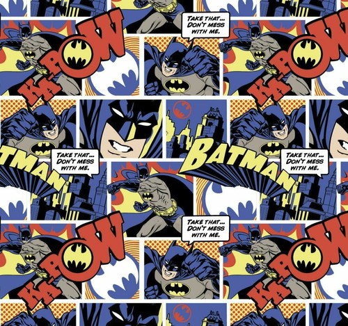 Marvel DC Comics Fabric By The 1/4 Yard - CHOOSE SUPERHERO PRINT - 100% Cotton - Picture 5 of 19
