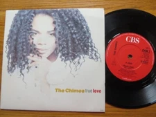 THE CHIMES ~ TRUE LOVE - UK CBS 7'' VINYL - 1990