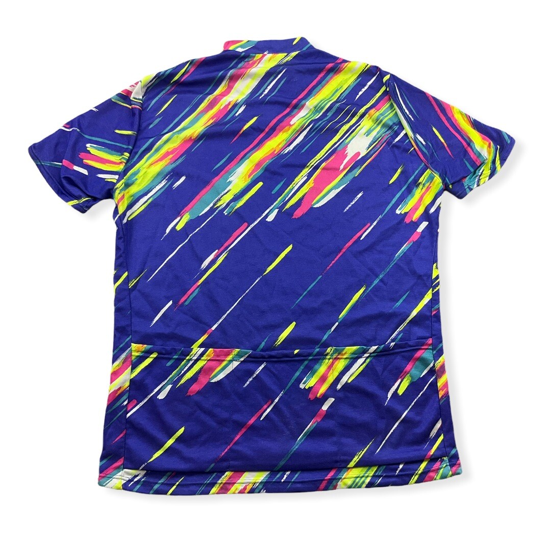 Maillot Cycliste Vintage IY6 Taille L – Polyester Coloré – Années 90 ?