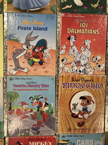 A Little Golden Books Mixed lot of 24 1970's Disney + modern Bambi Pinnochio - Picture 6 of 18