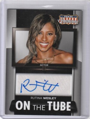 2015 Panini Americana On the Tube Modern Signatures #MS-RW Rutina Wesley 060-F