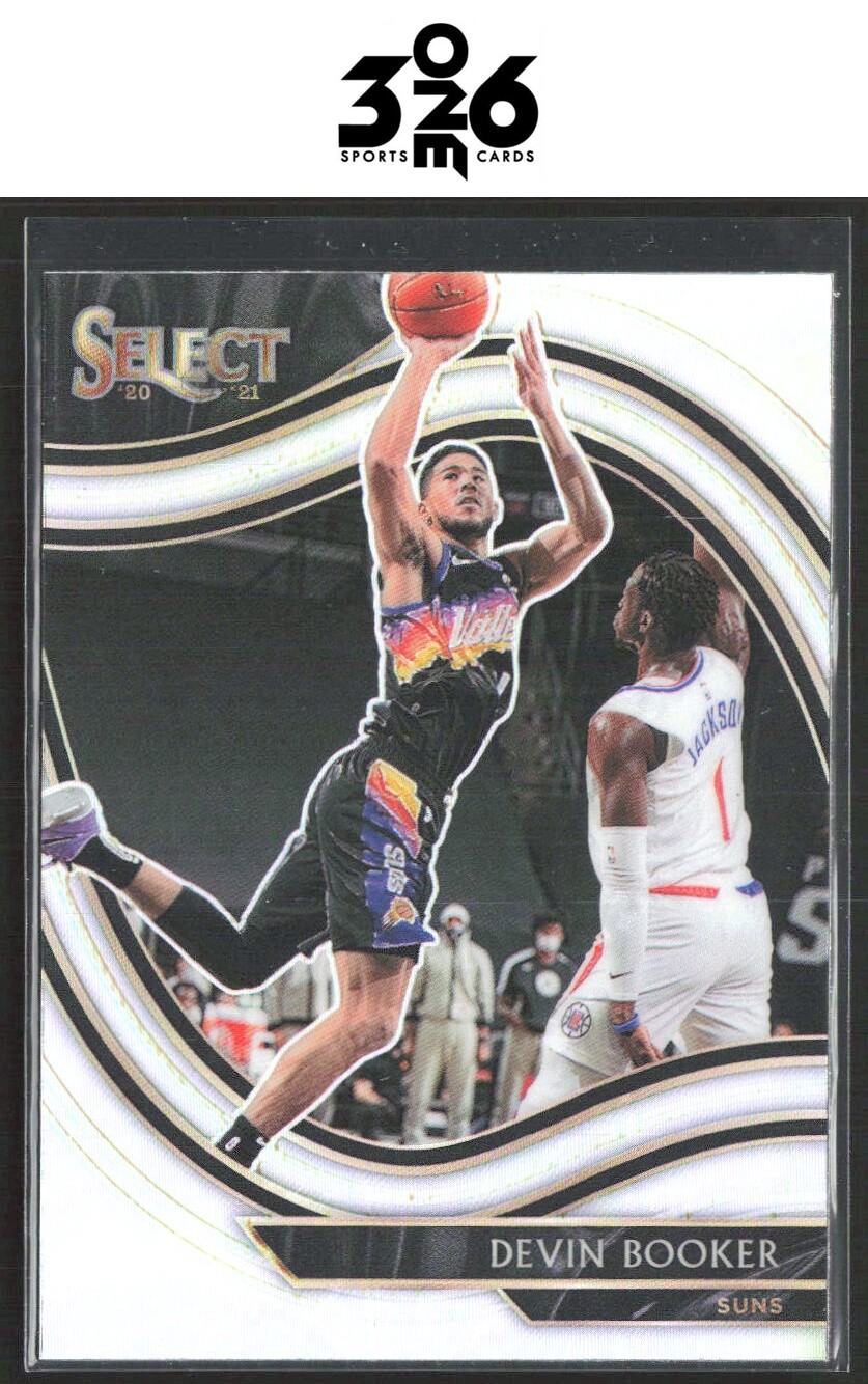 Devin Booker 2020-21 Panini Select Silver Prizms #229