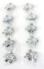 NEW Steren 2-Way Coax 5-900 MHz Mini RF Splitter 200-202 -LOT OF 10-