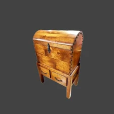 Trunk Table Old West Mesquite Wood Rustic Spanish Style Cabinet