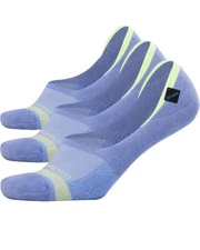 Bamboo Viscose Coolmax Compression No Show Socks Womens Thick Cushioned Size S