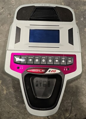 SOLE E20 elliptical  console display