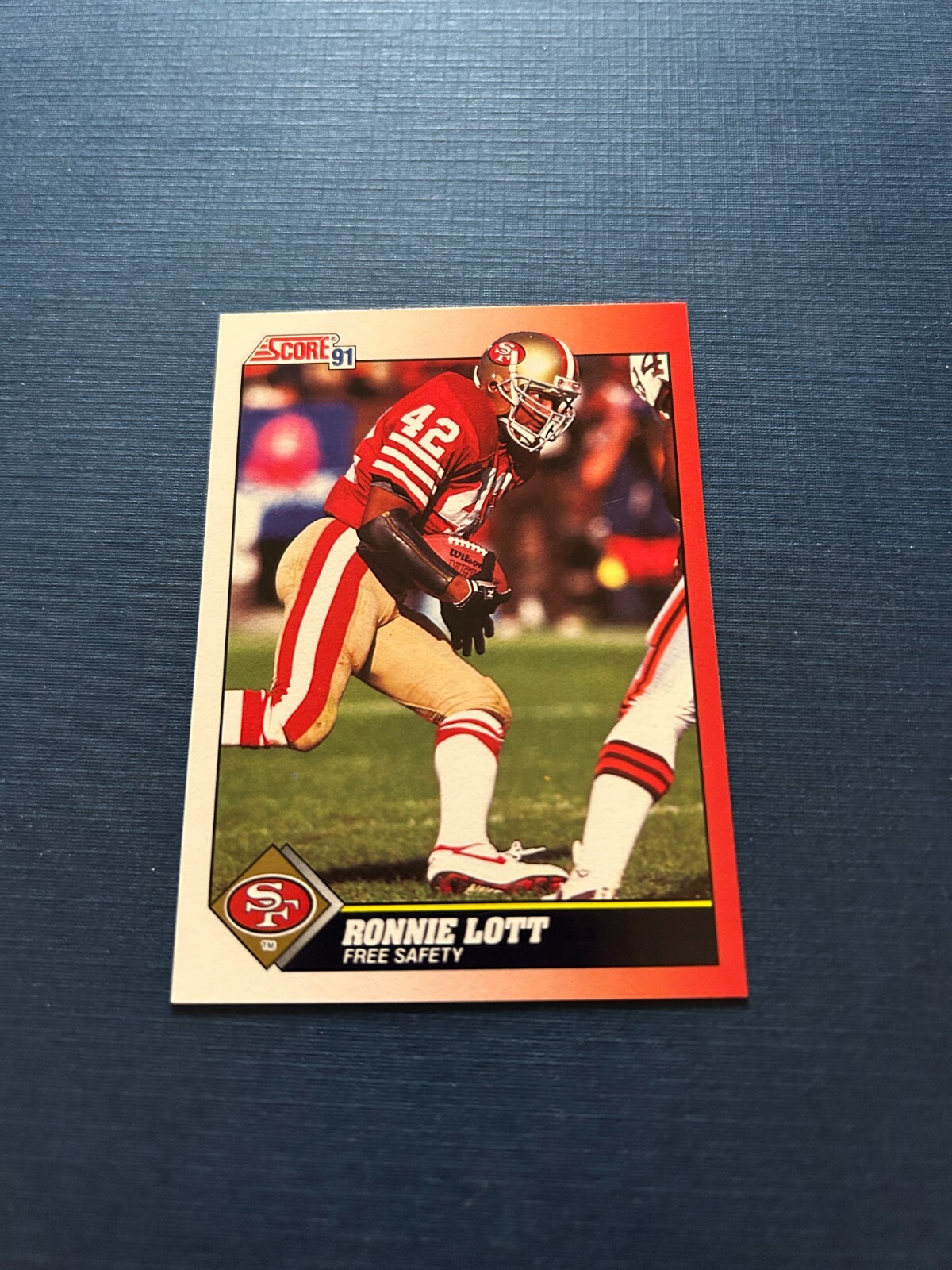 1991 Score Football Ronnie Lott #200 HOF Set Break NM-MT