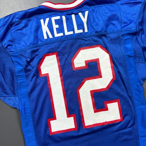 100% Authentic Jim Kelly Vintage Wilson 94 Buffalo Bills Pro Cut Jersey 44 L - Picture 6 of 6