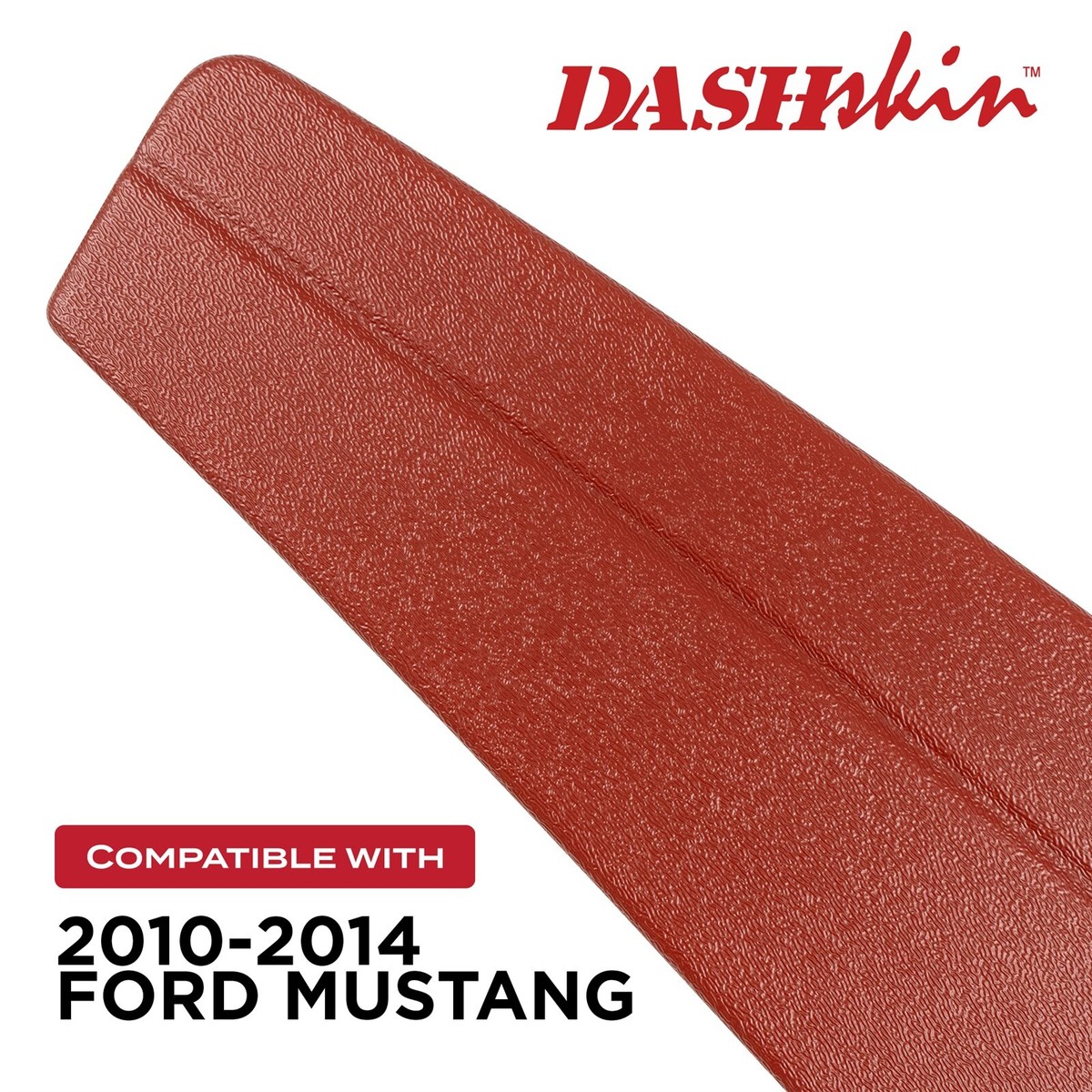 Molded Plastic GT Style Door Panel Inserts for 10-14 Ford Mustang