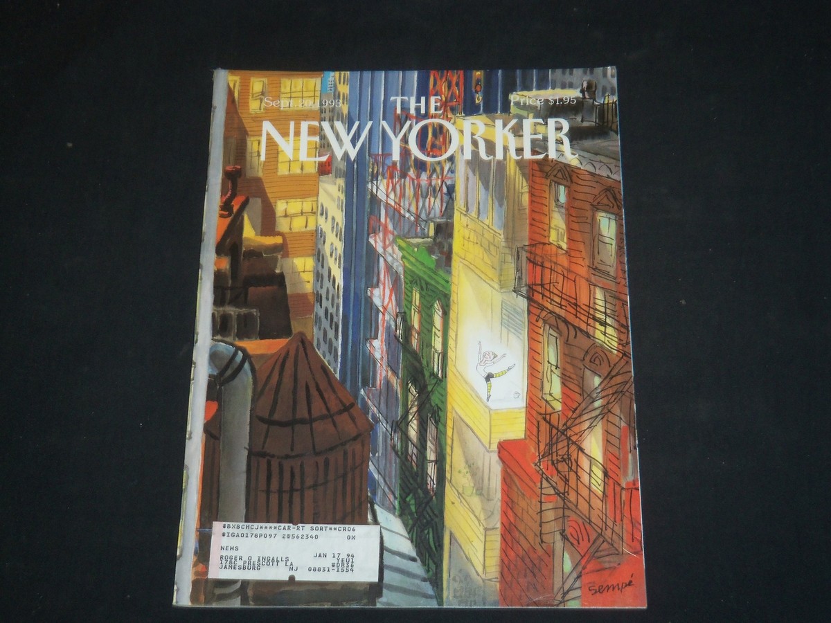 1993 SEPTEMBER 20 THE NEW YORKER MAGAZINE - ILLUSTRATED COVER - NY
