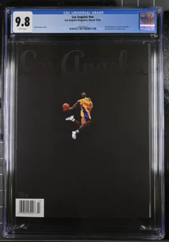 Kobe Bryant CGC 9.8 2020 L.A. Magazine  POP 2 RARE (not sports illustrated)