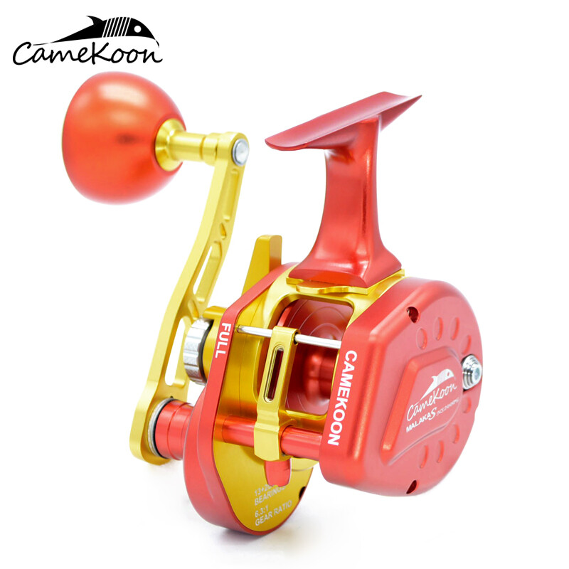 CAMEKOON Underhead Big Game Lever Drag Saltwater Multiplier Jigging Fishing Reel