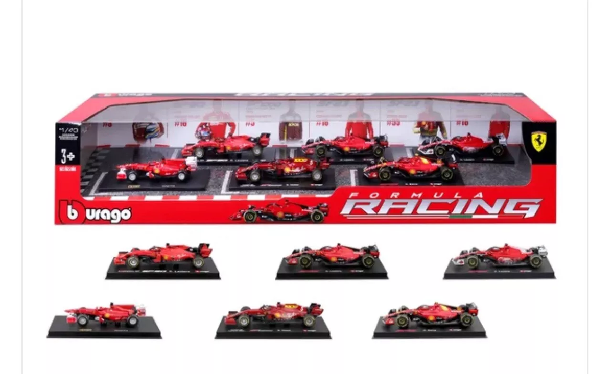 Bburago Ferrari Racing Formula 1 F1 1:43 Scale Die Cast Metal 6
