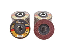 Lot of (20) Aluminum Oxide Flap Disc Grinding wheel 4-1/2" x 7/8" 60 Grit 550307