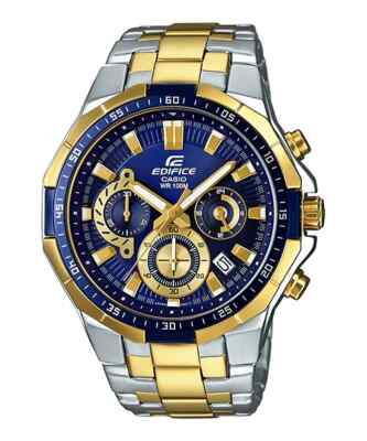 CASIO EDIFICE EFR-554SG-2AVUDF Men's Chronograph Watch   Stainless Steel, 100M