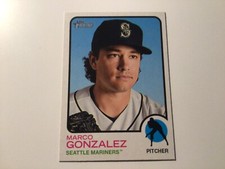  2022 Topps Heritage #437 Marco Gonzalez SP 03