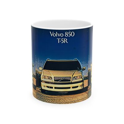 VOL 850 T5R Ceramic Mug, Retro Car Lover Gift, Unique Coffee Cup, Car NEW