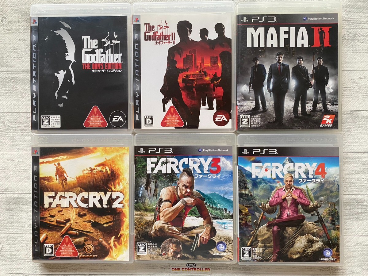 SONY PS3 The Godfather The Dons Edition & 2 Mafia II & Far