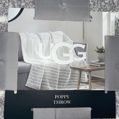 ugg poppy knit throw blanket