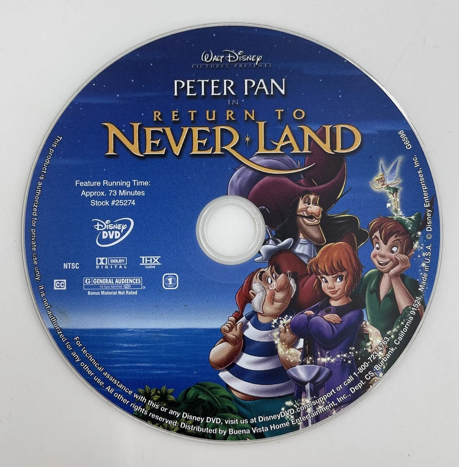 Disney Pixar Barbie DVD's DISC ONLY No Cases or Artwork Children's Family Movies - Image 3 of 4