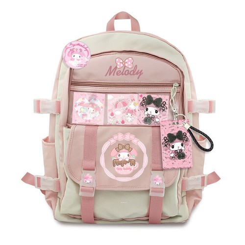 Melody&KUROMI Cinnamoroll Mori Girl Backpack Shoulder Bag Satchel School Bags - Picture 11 of 15