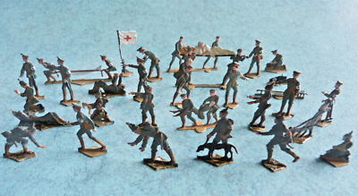 Plats d'étain - Zinnfiguren - Flat tin To : Infirmerie allemande 1870