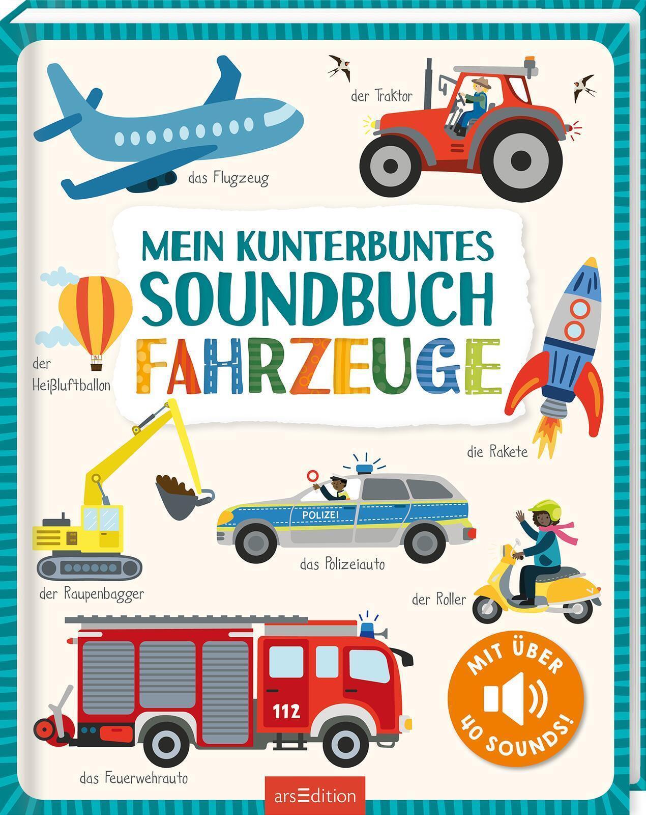 Thumbnail - Mein Kunterbuntes Soundbuch - Fahrzeuge, Izabella Markiewicz