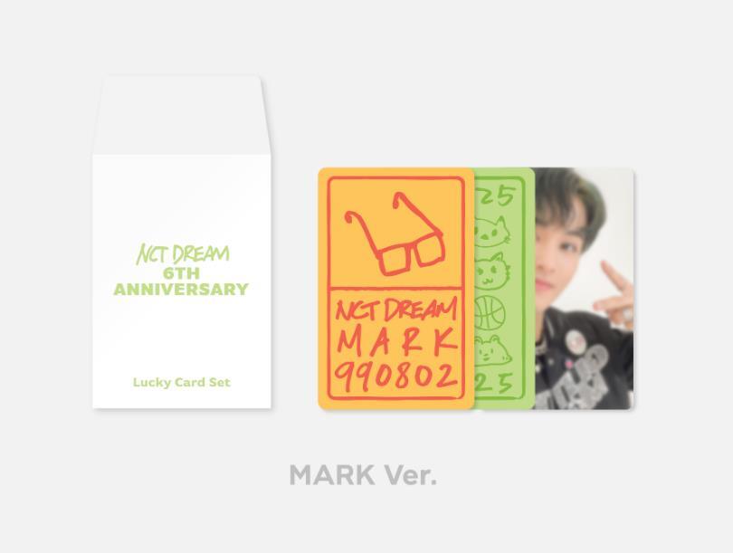 NCT DREAM 6th Anniversary OFFICIAL MD GOODS Lucky Card Set +