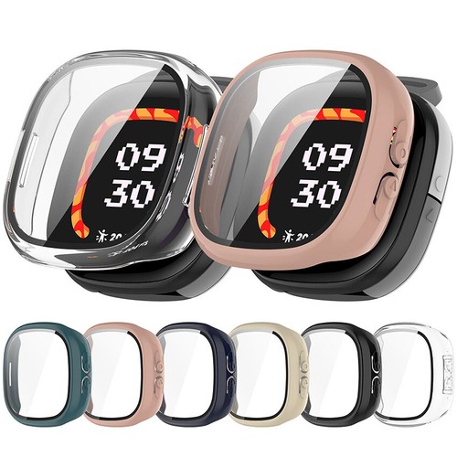 Étui de protection tout-en-un boîtier de montre accessoires de montre pour Fitbit Ace LTE - Photo 2/15