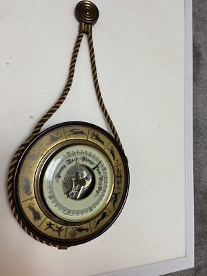 Vintage Stormy Rain Change Fair sehr trocken Barometer 
