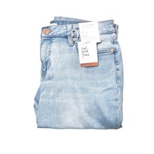 LC Lauren Conrad Womens Boyfriend Jeans Mid Rise Light Wash Slim Fit Sz 10 New