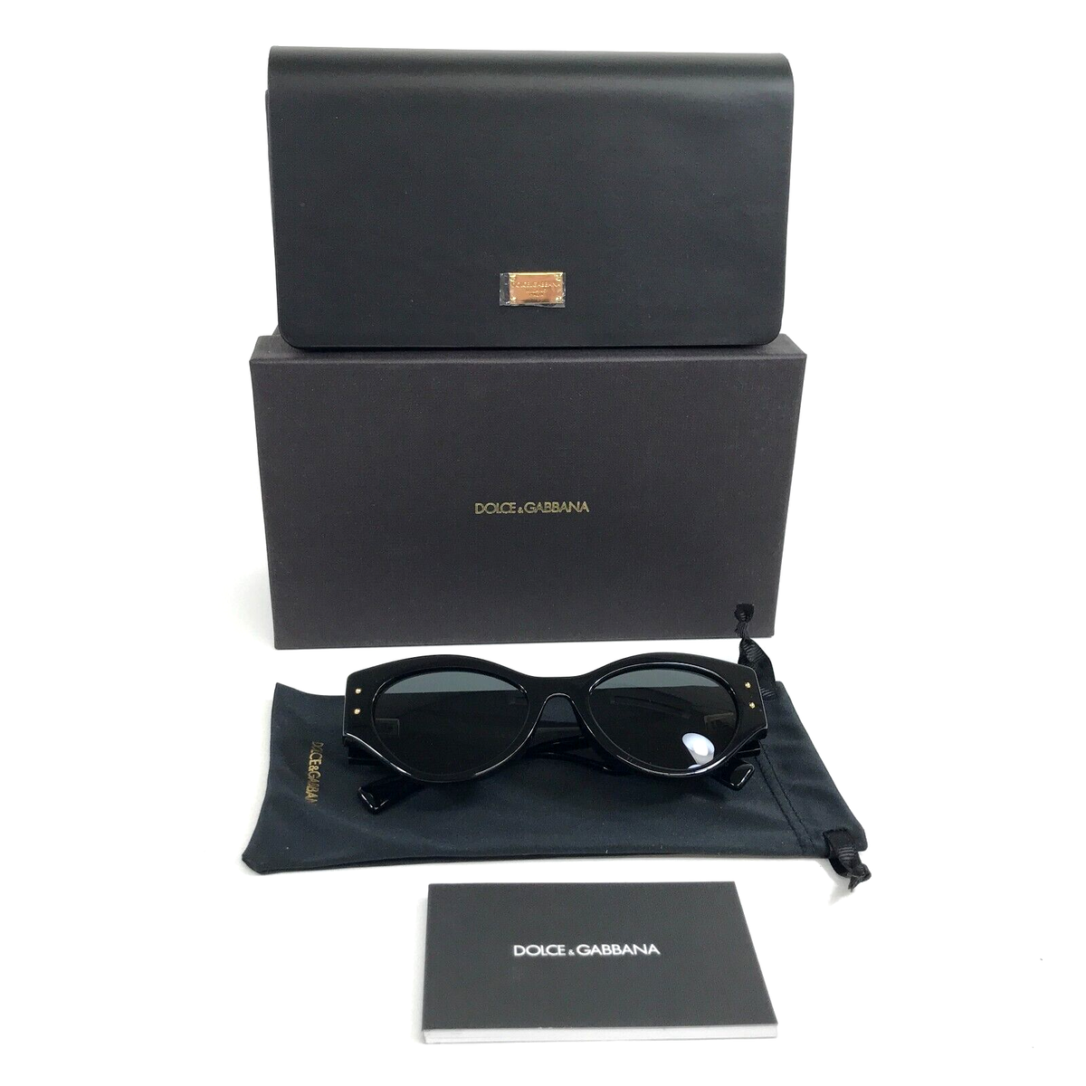 Dolce & Gabbana Sunglasses DG4480-F 501/87 Black Gold Asian