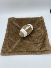 Koala Baby Football Lovey Boys Soft Brown Security Blanket Plush