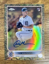 2022 Topps Gilded Collection Matt Manning Tigers Rookie Autograph /99 GEA-MAN