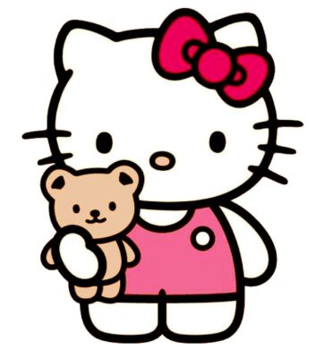 Hello Kitty Essbar Fabel Mädchen Katzen Tortenaufleger Torte Geburstag + TEXT