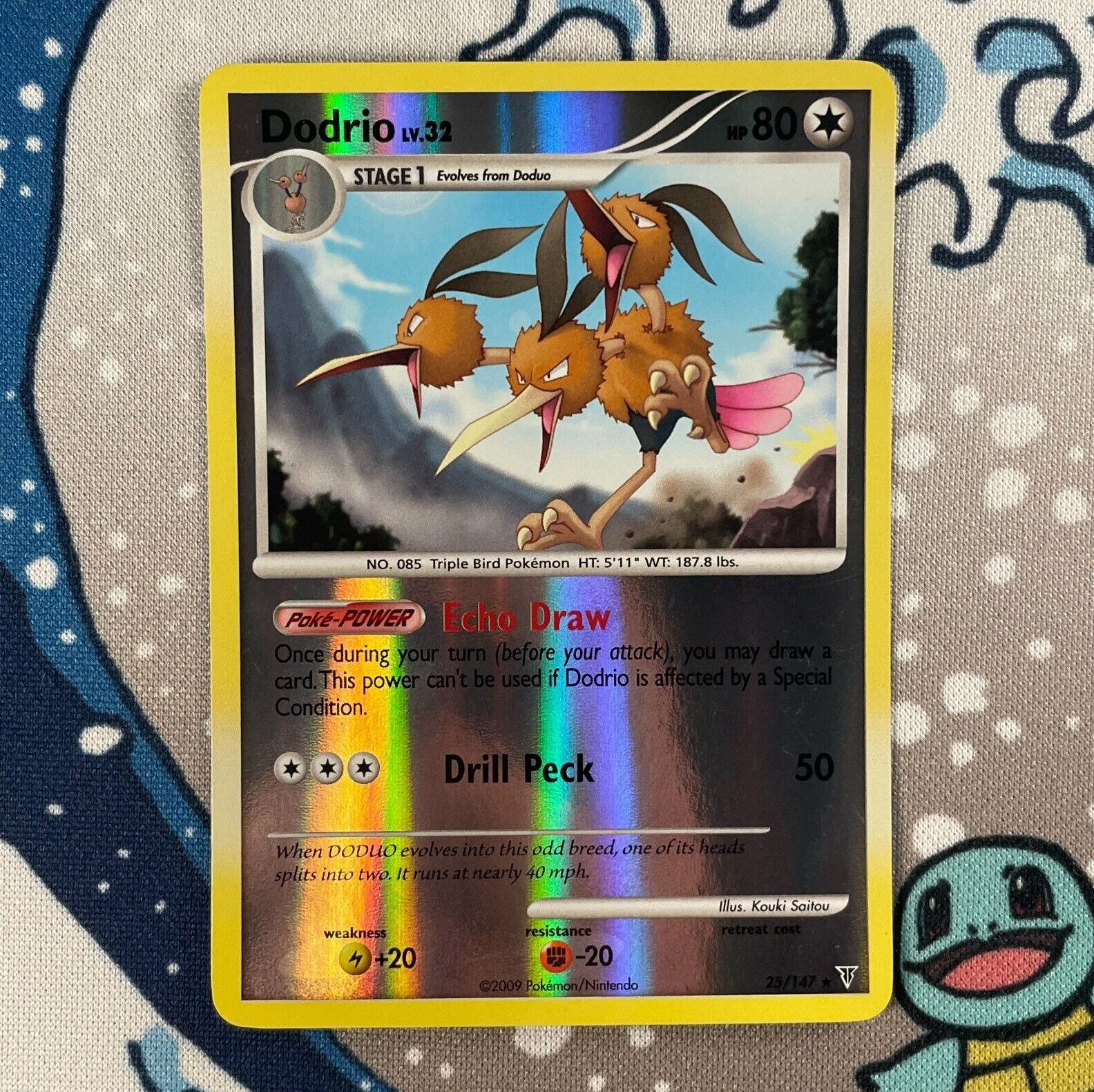 Dodrio 25/147 Reverse Holo Rare Platinum Supreme Victors Pokemon Card 2009 NM