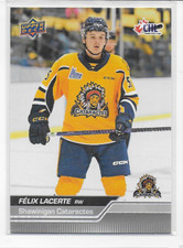 2023-24 Upper Deck CHL Felix Lacerte #258 Shawinigan Cataractes