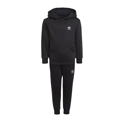 Adidas ADICOLOR SET Black Hoodie & Jogger Pants UNISEX size XS (7-8 years)
