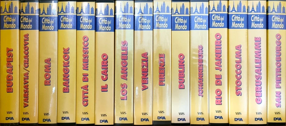 Lotto di 36  VHS De Agostini collana Città del mondo con relativi libretti - Immagine 3 di 4