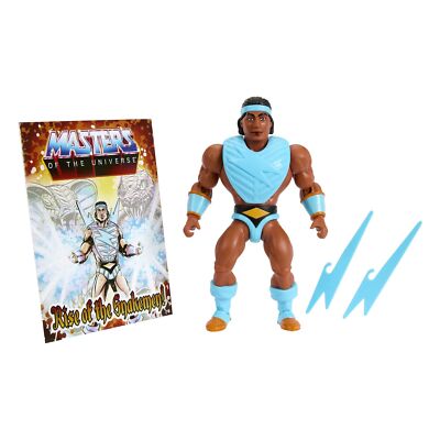 MASTERS OF THE UNIVERSE Bolt-Man Actionfigur - ca. 14 cm, 16 Gelenke, Retro-Verp