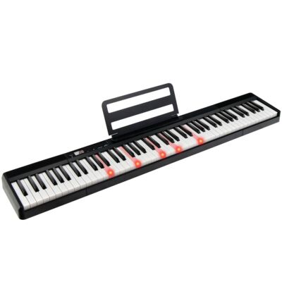 Elektronisches Keyboard mit 88 Tasten und Aufbewahrungstasche für Kinder und Erwachsene