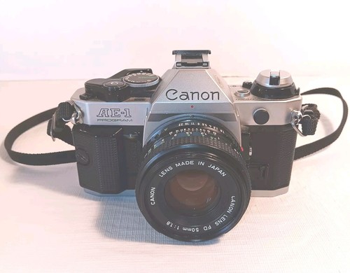 Canon AE-1 Program 35mm Camera with 50mm Lens **PLEASE READ DESCRIPTION ** - Picture 3 of 16