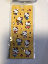 NEW Hello Sanrio Hello Kitty Sticker Sheet 2020 Yellow Cute Flowers Kawaii