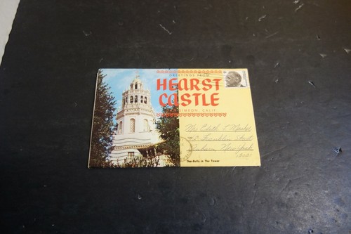 VTG HEARST CASTLE Postcard Folder Booklet Travel Souvenir San Simeon CALIFORNIA