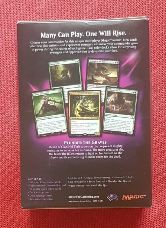 Plunder the Graves Commander Deck Sealed - Magic The Gathering - MtG - Immagine 2 di 4