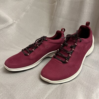 ECCO Women s BIOM Fjuel Perforated Leather Athletic Sneaker New w/o Box Size 9