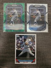 2023 Panini Prizm Baseball Green Ice Prizm, Base & 201o Topps Fergie Jenkins.